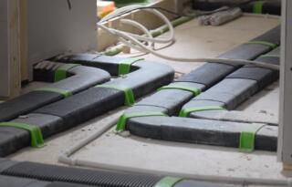 Prefab-woningen Maat Sliedrecht: duurzame vloerverwarming en ruimtebesparend ventilatiesysteem van Vasco