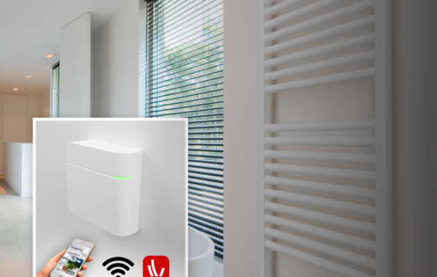 Je badkamer snel op temperatuur vanuit je luie stoel
