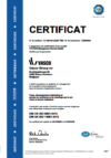 Certificat - ISO 9001 et 14001 pour la gestion de la qualité et de l'environnement - BEFR