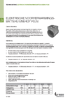 Technische fiche - Elektrische voorverwarmingsbatterij Energy Plus 12