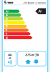 Energie labels - 275/350/425/500 Boost (H) - NL