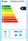Energielabel - DX5