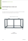 Technische Fiche - Montagesteun D350 | D425