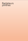 Tarif Technique - Radiateurs plinthes