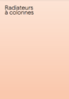 Tarif Technique - Radiateurs à colonnes