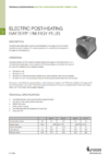 Technical manuel - Electric post-heating battery energy plus