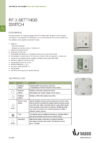 Technical sheet - RF 3-position switch