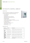 Technical sheet - RF control display