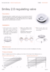 Technical sheet - Smiley 2.0 regulating valve