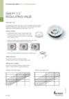 Technical sheet - Smiley 2.0 regulating valve