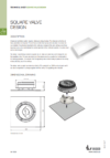 Technical sheet - Square valve design