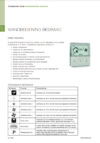 Technische Fiche - Wandbediening bedraad